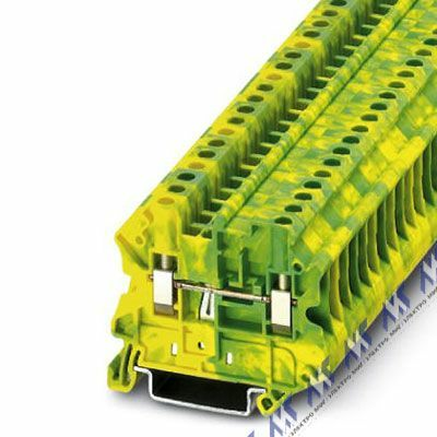 Заземляющие клеммы фото винтовой зажим ut 4-mtd-pe